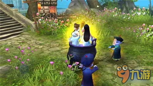 倩女幽魂手游炼魂鼎妙用 玩家恶搞洗澡盆