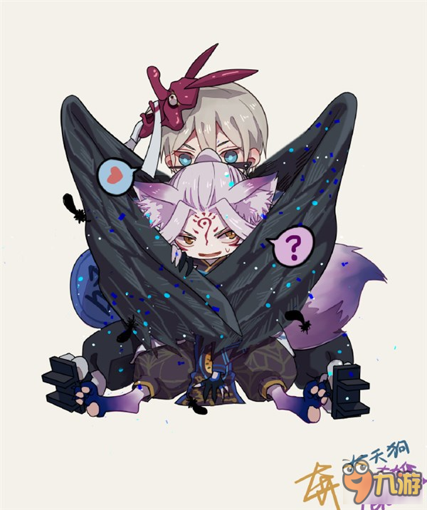 阴阳师手游同人立绘鉴赏 狗崽投喂中心