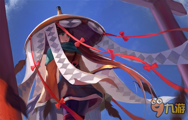 阴阳师手游同人立绘鉴赏 英姿飒爽的姑获鸟