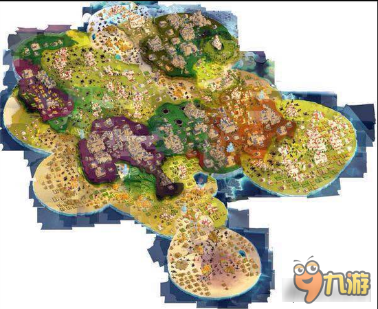 我的文明全地图一览 源世界的整体拼接图