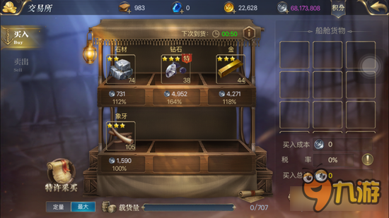 大航海之路怎么购买更多货物 赚不尽的财富