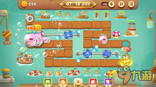 保卫萝卜3蘑菇炮塔定位解析 减速攻击好辅助