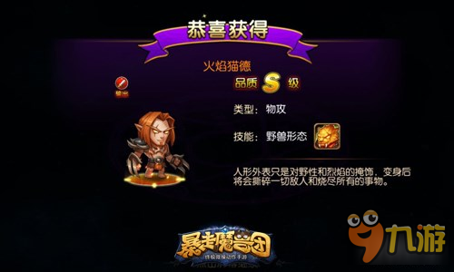 最强S级盗贼《口袋兽人》火焰猫德培养心得