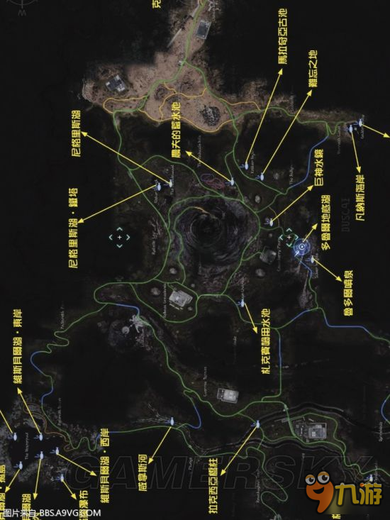 最终幻想15全钓鱼地点位置地图全鱼场位置