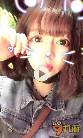 御龙在天手游美女玩家面对面 咕噜咕噜小丸子