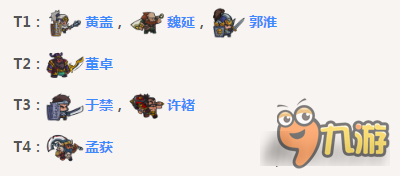 小小军团合战三国新版本盾兵排行 黄盖顶梁柱