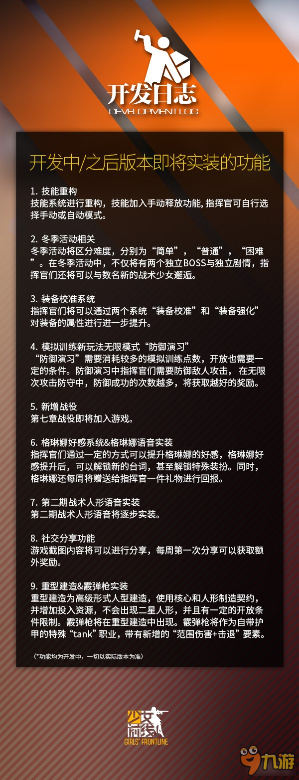 《少女前线》全新功能与重大系统重构预告