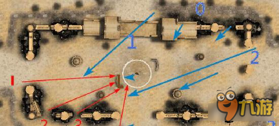 3D坦克争霸2荒漠图打法 围绕战旗打法的基本思路
