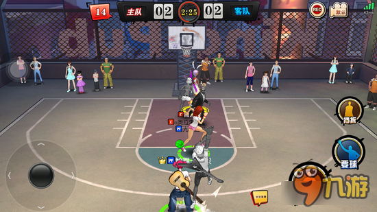 街篮手游接后卫接球闪投技巧分享 多种得分方法