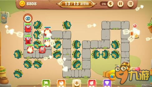 保卫萝卜3炮塔直接对比 群体炮塔综合攻击力