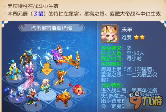 梦幻西游手游十二元辰怎么打 十二元辰特性