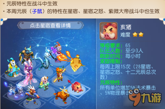 梦幻西游手游十二元辰怎么打 十二元辰特性