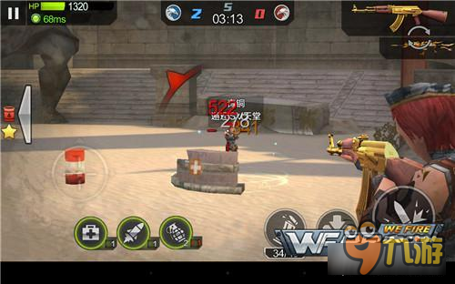 强势的PVP组合 全民突击手游贪狼加黄金AK