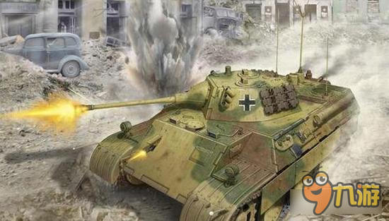 3D坦克争霸2手游战场小萝莉 德国“豹”式坦克