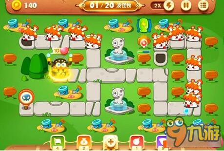 保卫萝卜3关卡攻略 公园23关通关图文攻略