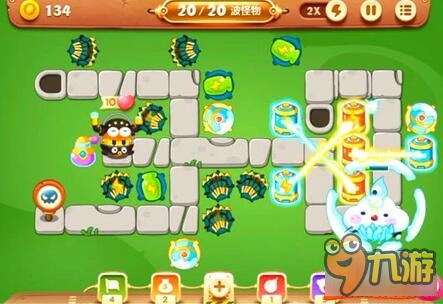 保卫萝卜3关卡攻略 公园23关通关图文攻略