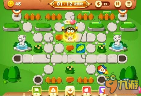 保卫萝卜3公园关卡攻略 公园第22关图文攻略