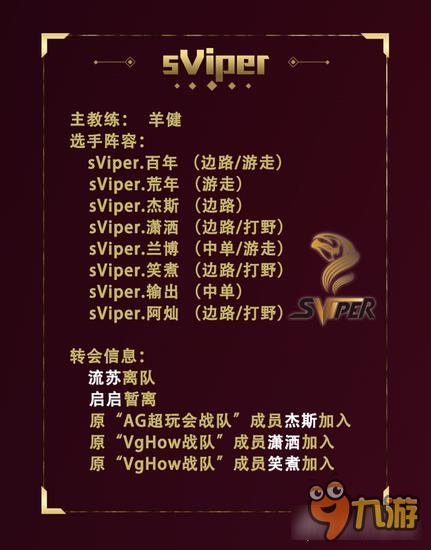 王者荣耀2017KPL春季赛转会结束 战队名单确认