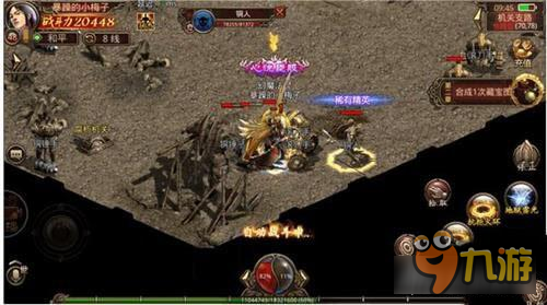 传奇世界手游法师野外抢怪 高伤技能抢精英怪