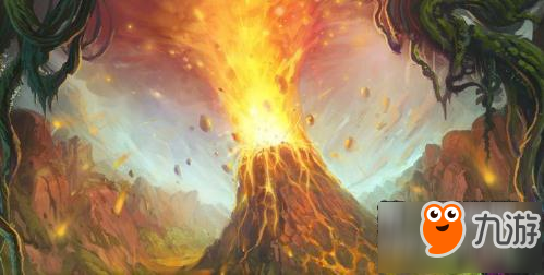 《炉石传说》安戈洛棋盘火山触发喷发方法介绍