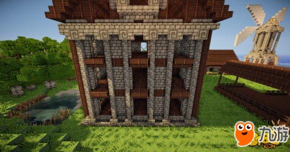 如何建造我的世界简易房子小旅馆