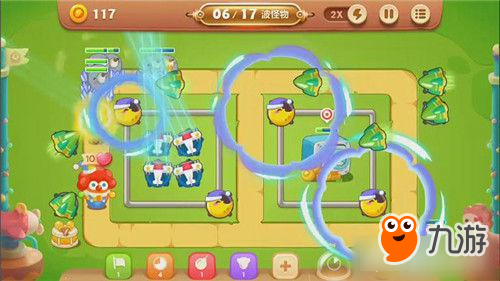 保卫萝卜3手游冒险模式游乐场 第18关金萝卜攻略