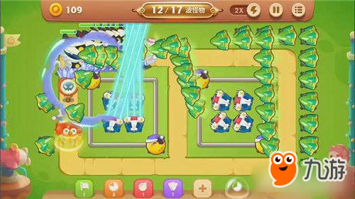 保卫萝卜3手游冒险模式游乐场 第18关金萝卜攻略