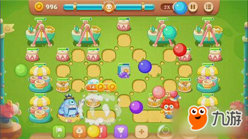 保卫萝卜3手游冒险模式游乐场 第10关金萝卜攻略