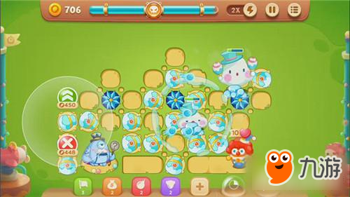 保卫萝卜3手游冒险模式游乐场 第10关金萝卜攻略