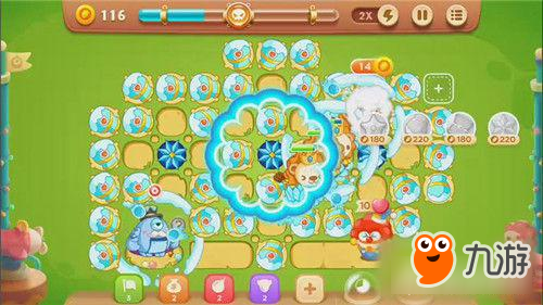 保卫萝卜3手游冒险模式游乐场 第10关金萝卜攻略