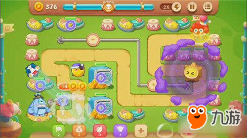 保卫萝卜3手游冒险模式游乐场 第30关金萝卜攻略