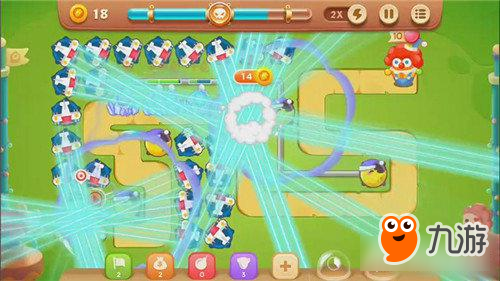 保卫萝卜3手游冒险模式游乐场 第30关金萝卜攻略