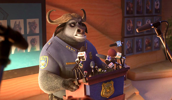hello各位动物城市民,我是朱迪警官: 接下来介绍动物城警察局牛局长