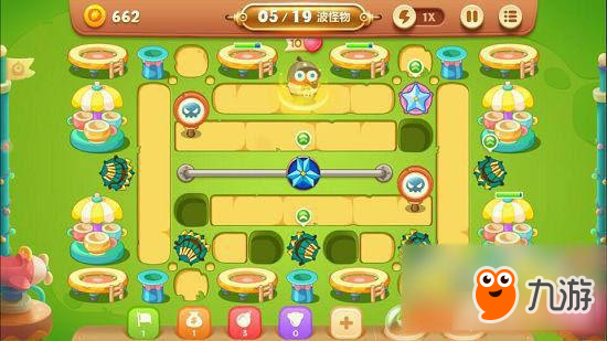 保卫萝卜3手游冒险模式游乐场 第57关玩法攻略