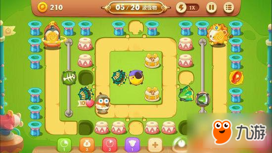 保卫萝卜3手游冒险模式游乐场 第59关玩法攻略