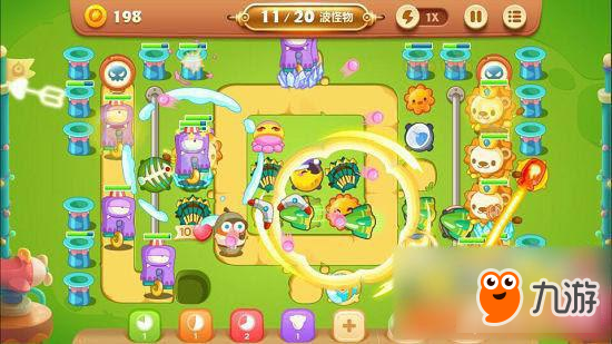 保卫萝卜3手游冒险模式游乐场 第59关玩法攻略