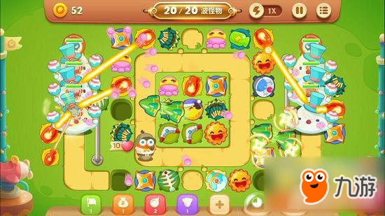 保卫萝卜3手游冒险模式游乐场 第59关玩法攻略