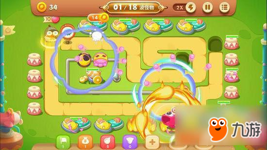 保卫萝卜3手游冒险模式游乐场 第58关玩法攻略