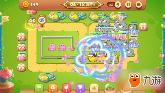 保卫萝卜3手游冒险模式游乐场 第58关玩法攻略