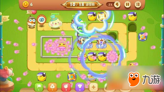 保卫萝卜3手游冒险模式游乐场 第58关玩法攻略