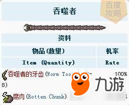 泰拉瑞亚吞噬者属性解析 吞噬者掉落什么