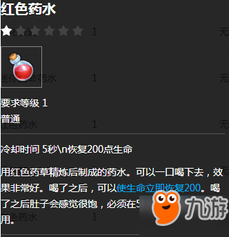 冒险岛2红色药水有什么用 红药水效果属性怎么样