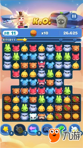 教你在《天天爱消除》四周年版本中做汉堡