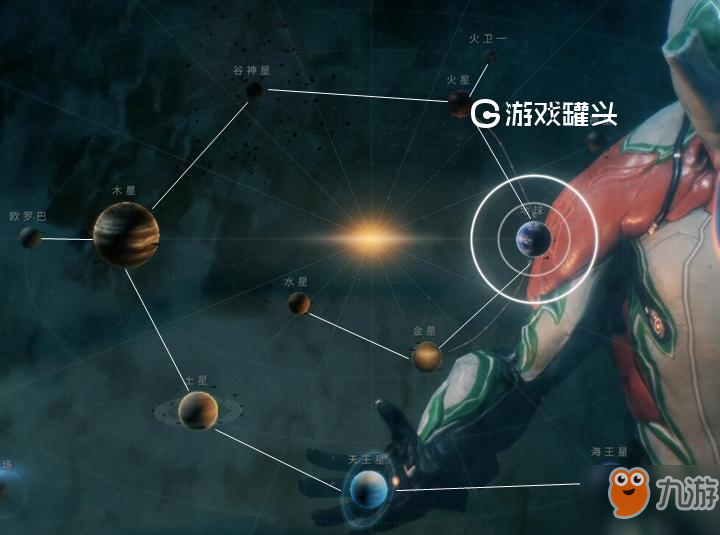 所以,我们理论上最快开到木星地图就是 地球——火星——谷神星