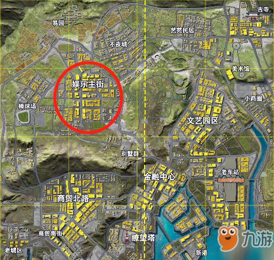 《荒野行动》都市阵线哪里资源多 新地图热门资源点介绍