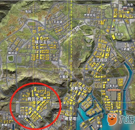 《荒野行动》都市阵线哪里资源多 新地图热门资源点介绍