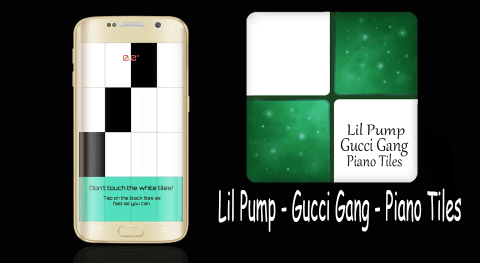 Lil Pump Gucci Gang - Piano Tiles