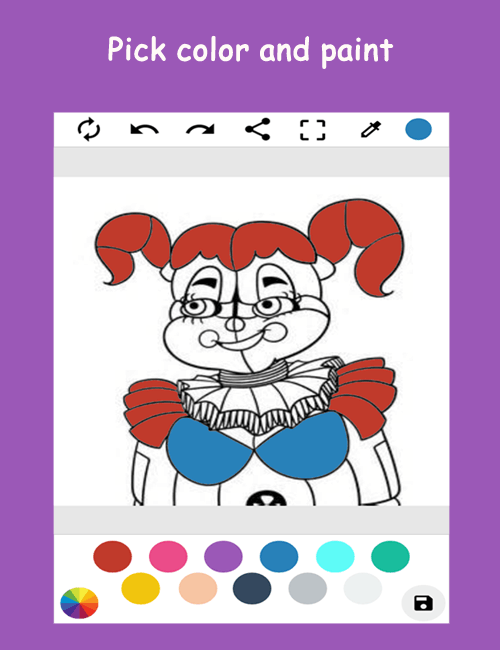 circus baby coloring book