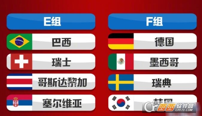 2018俄罗斯世界杯赛程时间表 各国家队伍分组