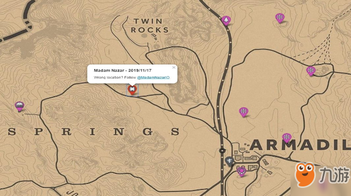 《荒野大镖客2》11月18日纳扎尔夫人位置在哪 11月18日纳扎尔夫人位置介绍